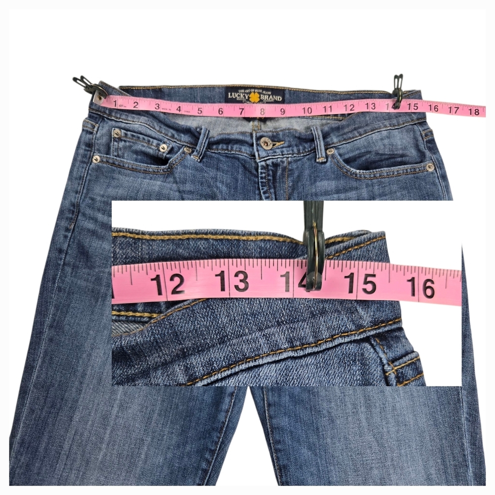Lucky Brand Women 10/30 Sweet'N Low Blue Denim Jeans - Picture 10 of 13